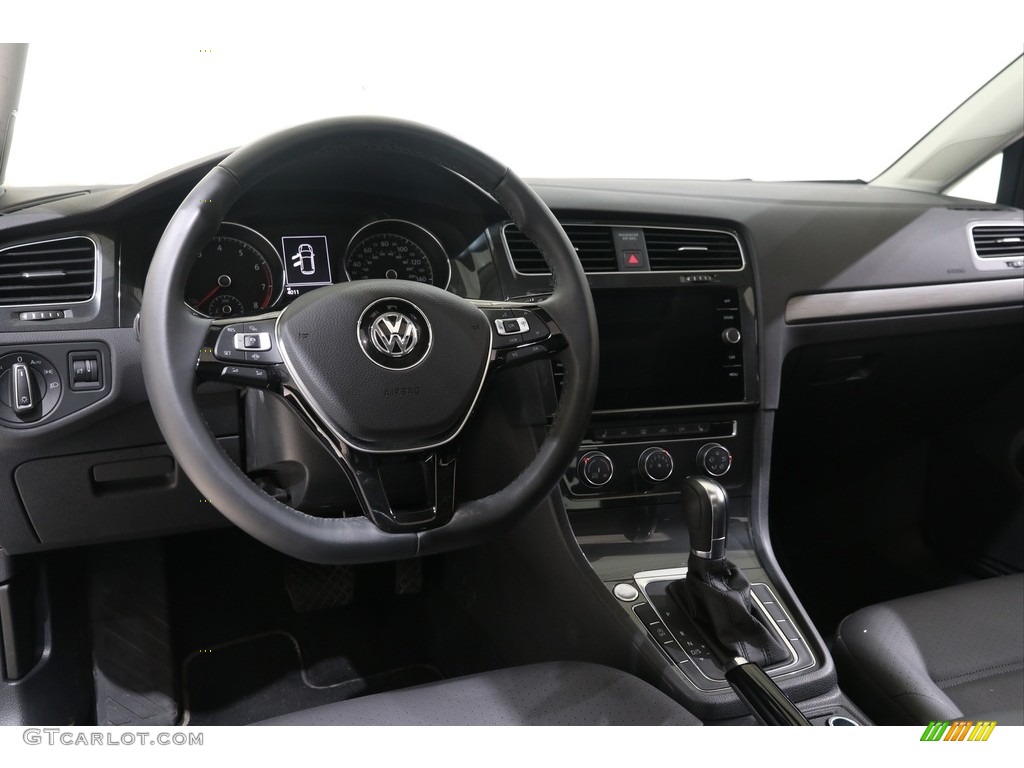 2019 Golf SE - Silk Blue Metallic / Titan Black photo #6