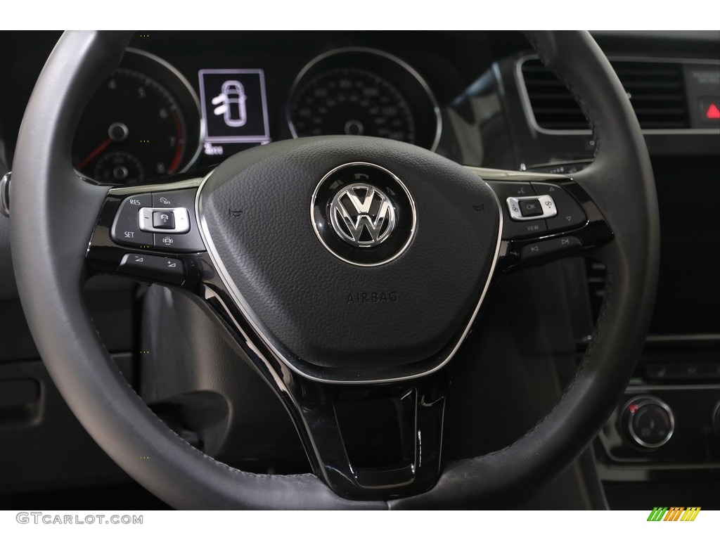 2019 Golf SE - Silk Blue Metallic / Titan Black photo #7