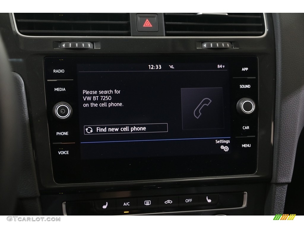 2019 Golf SE - Silk Blue Metallic / Titan Black photo #11