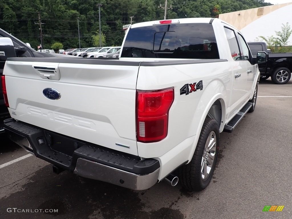 2020 F150 Lariat SuperCrew 4x4 - Star White / Black photo #2