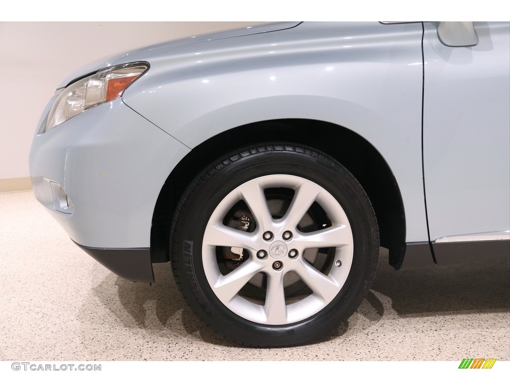 2010 RX 350 AWD - Cerulean Blue Metallic / Parchment/Brown Walnut photo #43