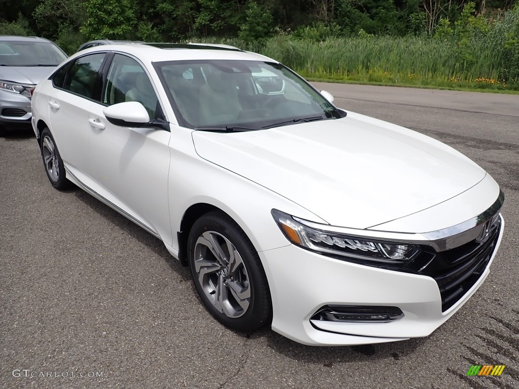 Platinum White Pearl 2020 Honda Accord EX-L Sedan Exterior Photo #138962346