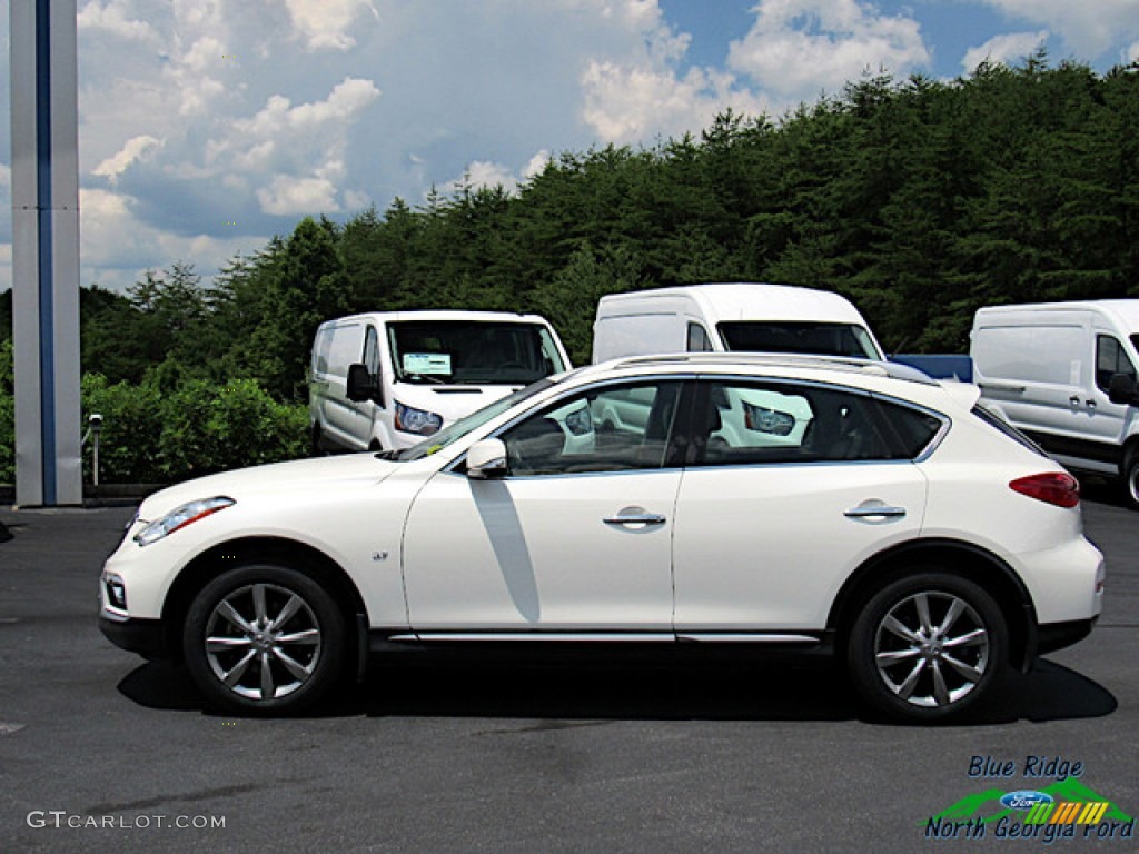 Majestic White 2016 Infiniti QX50 AWD Exterior Photo #138963021