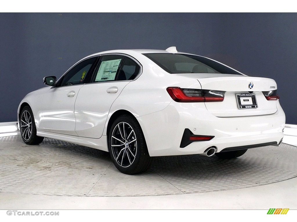 2020 3 Series 330i Sedan - Alpine White / Black photo #3