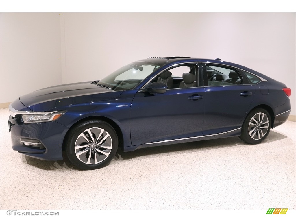 Obsidian Blue Pearl 2018 Honda Accord EX-L Hybrid Sedan Exterior Photo #138964020