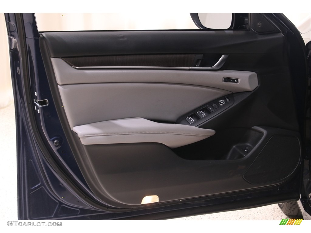 2018 Honda Accord EX-L Hybrid Sedan Gray Door Panel Photo #138964035