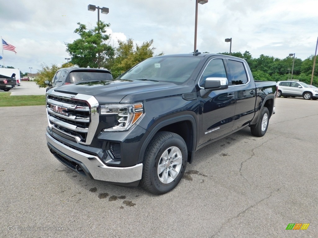 2020 Sierra 1500 SLE Crew Cab 4WD - Carbon Black Metallic / Jet Black photo #5