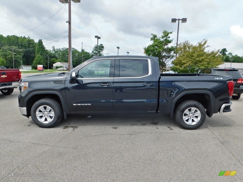 2020 Sierra 1500 SLE Crew Cab 4WD - Carbon Black Metallic / Jet Black photo #6