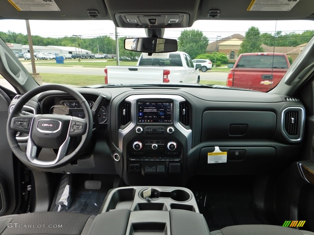 2020 Sierra 1500 SLE Crew Cab 4WD - Carbon Black Metallic / Jet Black photo #14