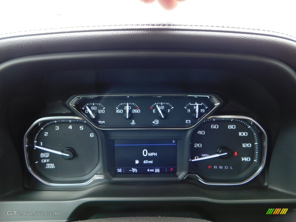 2020 Sierra 1500 SLE Crew Cab 4WD - Carbon Black Metallic / Jet Black photo #15