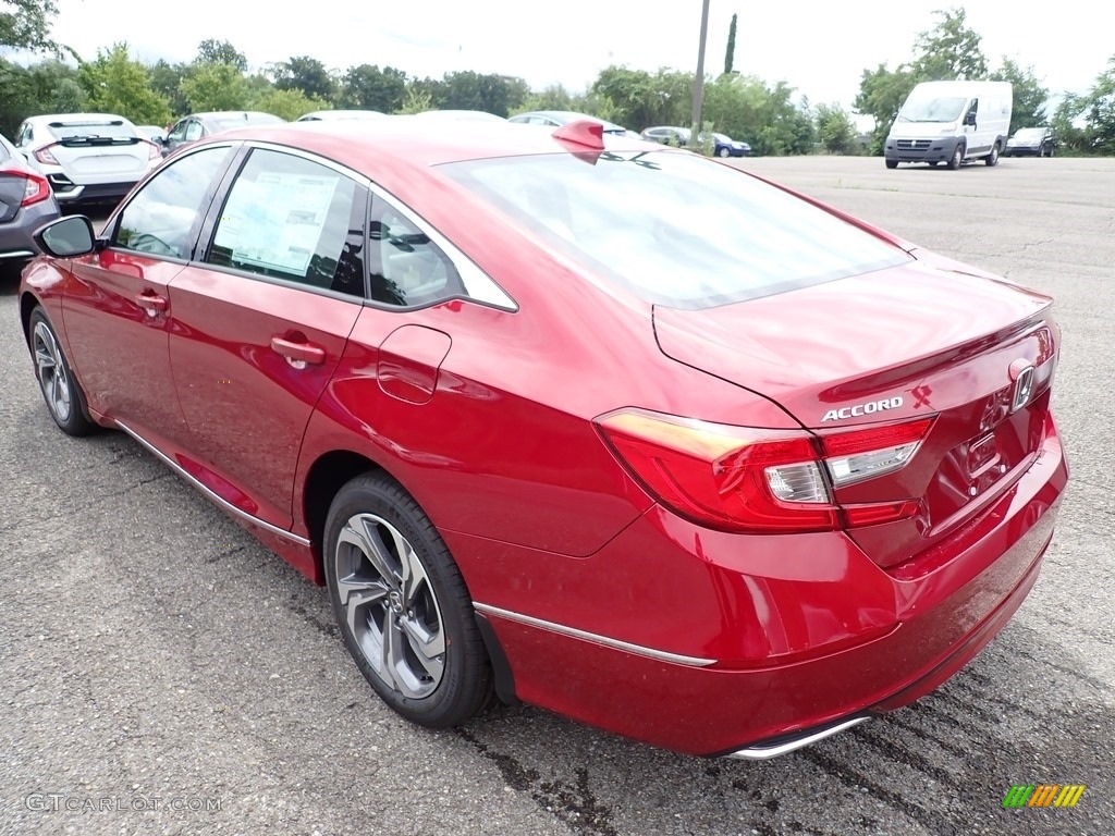 2020 Accord EX Sedan - San Marino Red / Gray photo #2