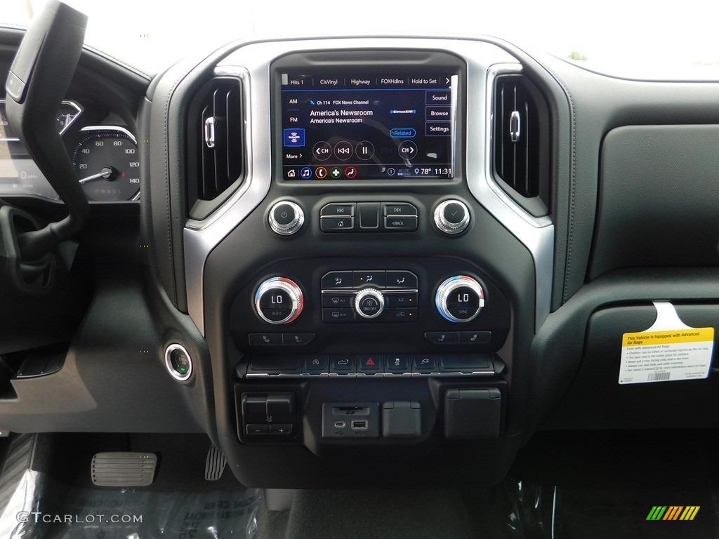 2020 Sierra 1500 SLE Crew Cab 4WD - Carbon Black Metallic / Jet Black photo #17