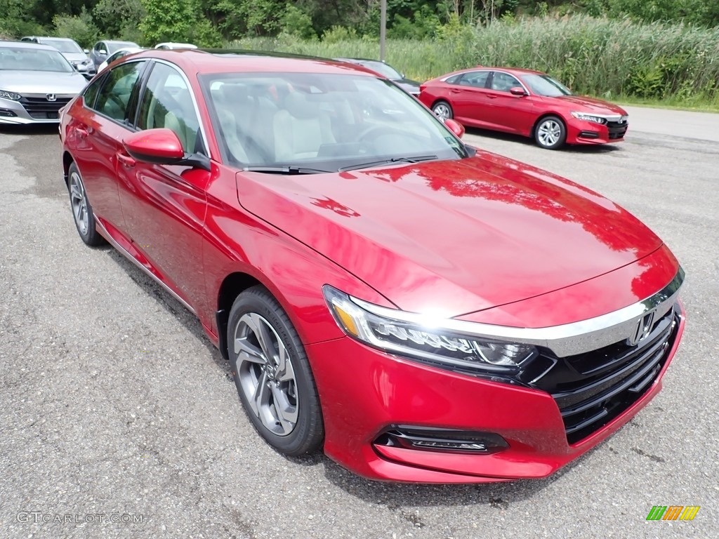 2020 Accord EX Sedan - San Marino Red / Gray photo #5