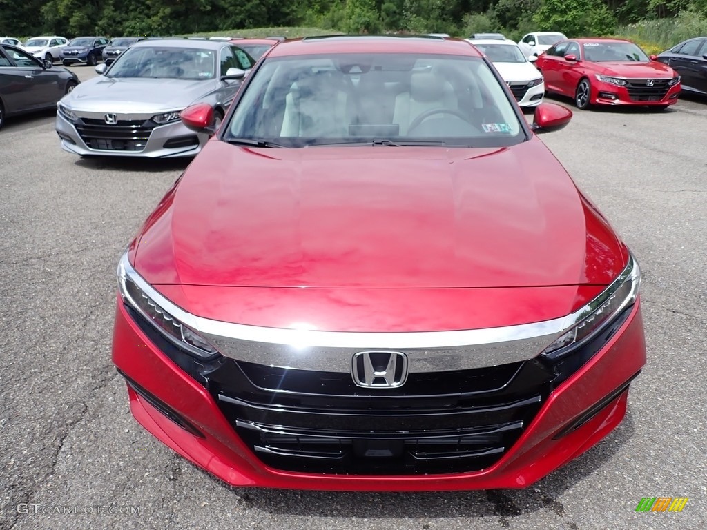 2020 Accord EX Sedan - San Marino Red / Gray photo #6