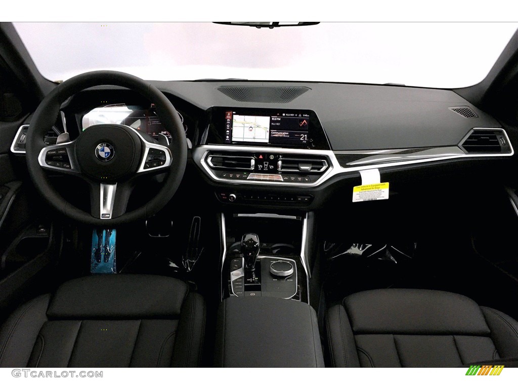 Black Interior 2020 BMW 3 Series 330i Sedan Photo #138965205