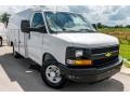 Summit White 2014 Chevrolet Express Cutaway 3500 Utility Van Exterior