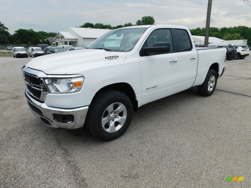 Bright White 2020 Ram 1500 Big Horn Quad Cab 4x4 Exterior Photo #138966057