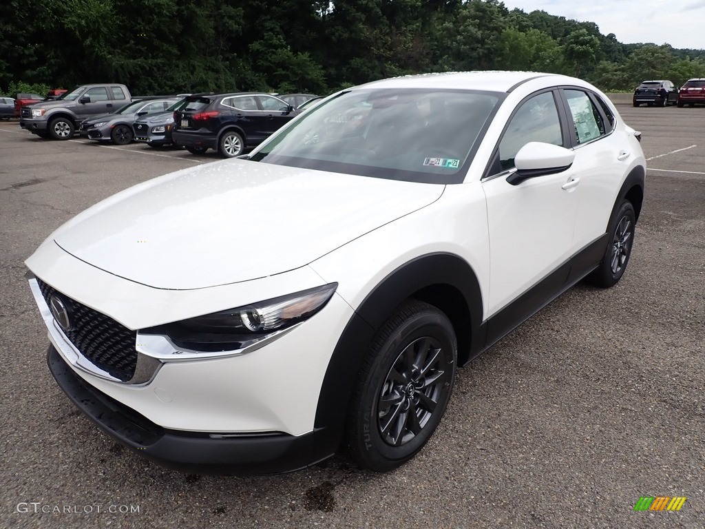 2020 CX-30 AWD - Snowflake White Pearl Mica / Black photo #5