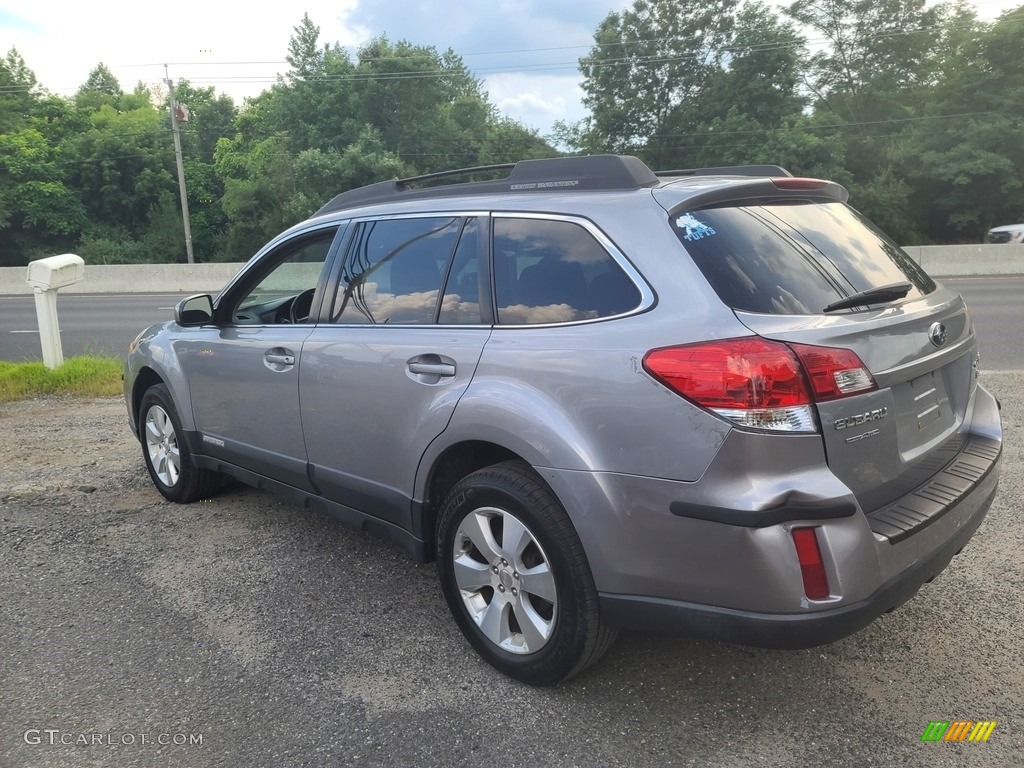 2010 Outback 3.6R Premium Wagon - Steel Silver Metallic / Off Black photo #5