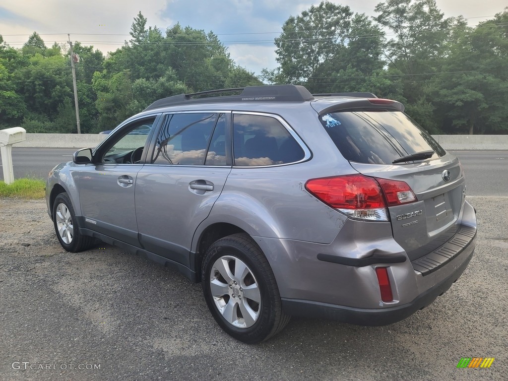 2010 Outback 3.6R Premium Wagon - Steel Silver Metallic / Off Black photo #6