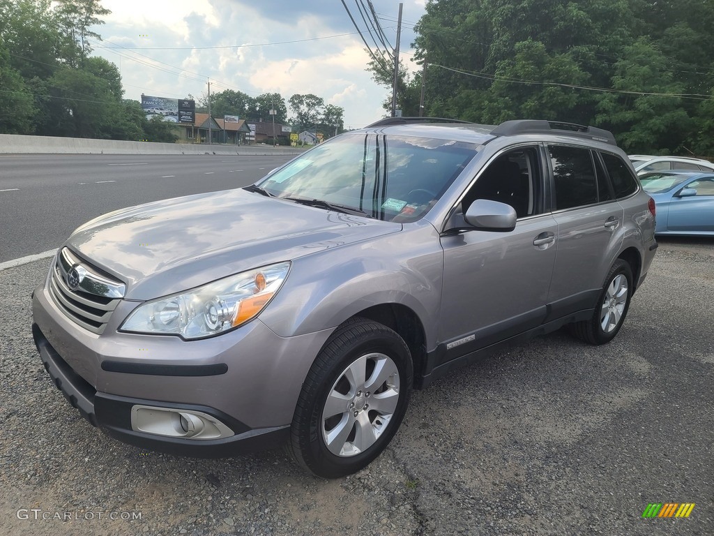 2010 Outback 3.6R Premium Wagon - Steel Silver Metallic / Off Black photo #7