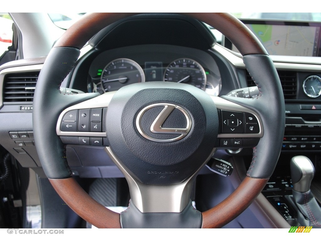 2017 Lexus RX 350 Noble Brown Steering Wheel Photo #138967692