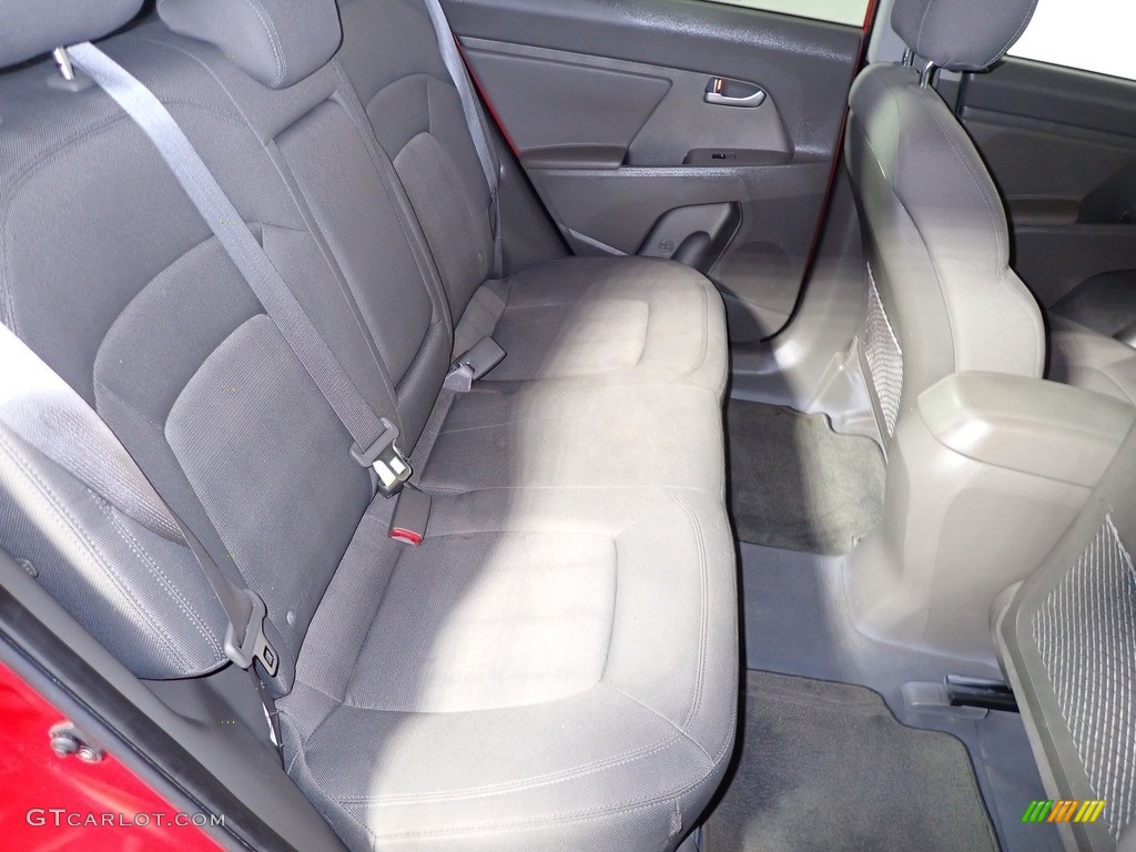 2011 Sportage LX - Signal Red / Alpine Gray photo #24