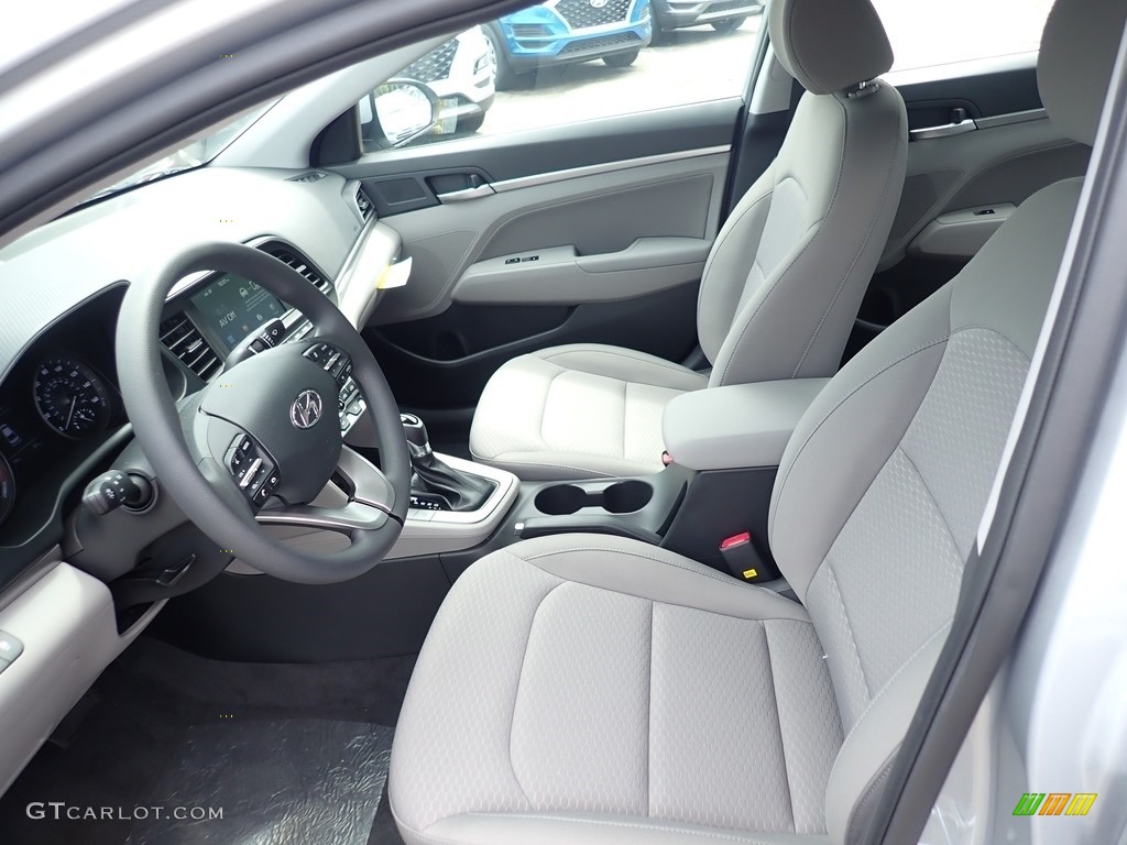 2020 Elantra SEL - Stellar Silver / Gray photo #10