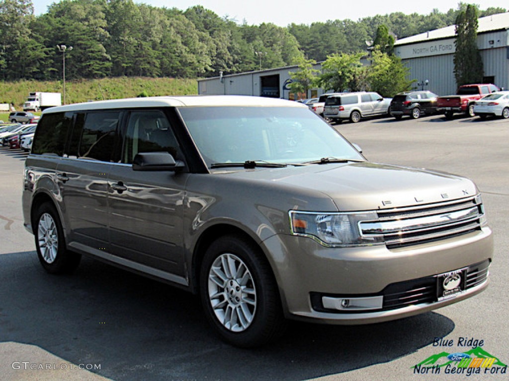 2013 Flex SEL - Mineral Gray Metallic / Charcoal Black photo #7