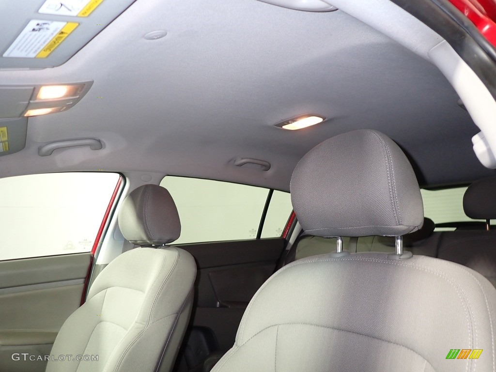 2011 Sportage LX - Signal Red / Alpine Gray photo #32