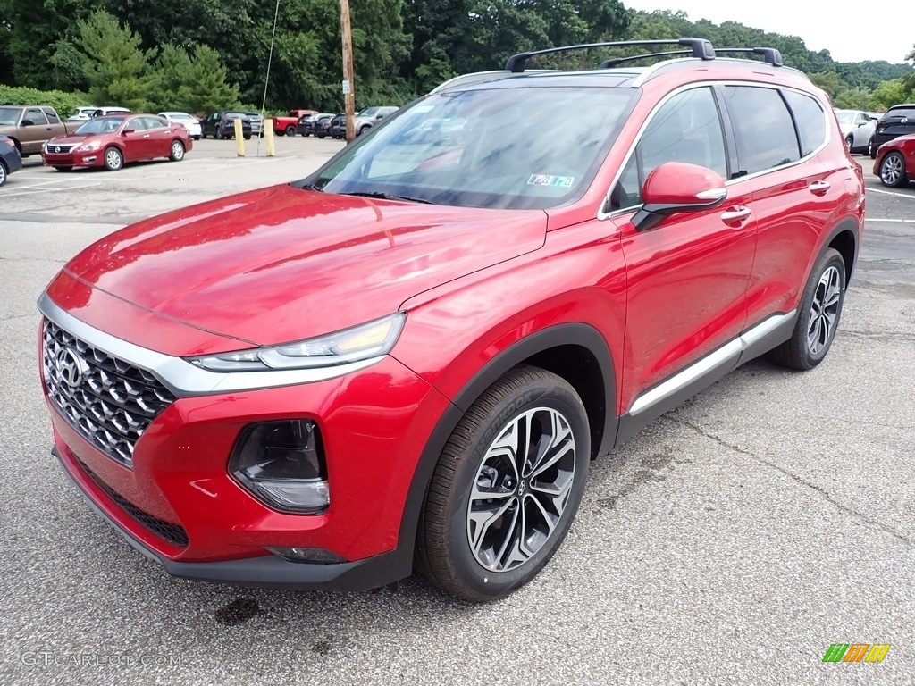 2020 Santa Fe SEL 2.0 AWD - Calypso Red / Black photo #5