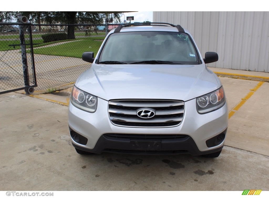 2012 Santa Fe GLS - Moonstone Silver / Gray photo #3