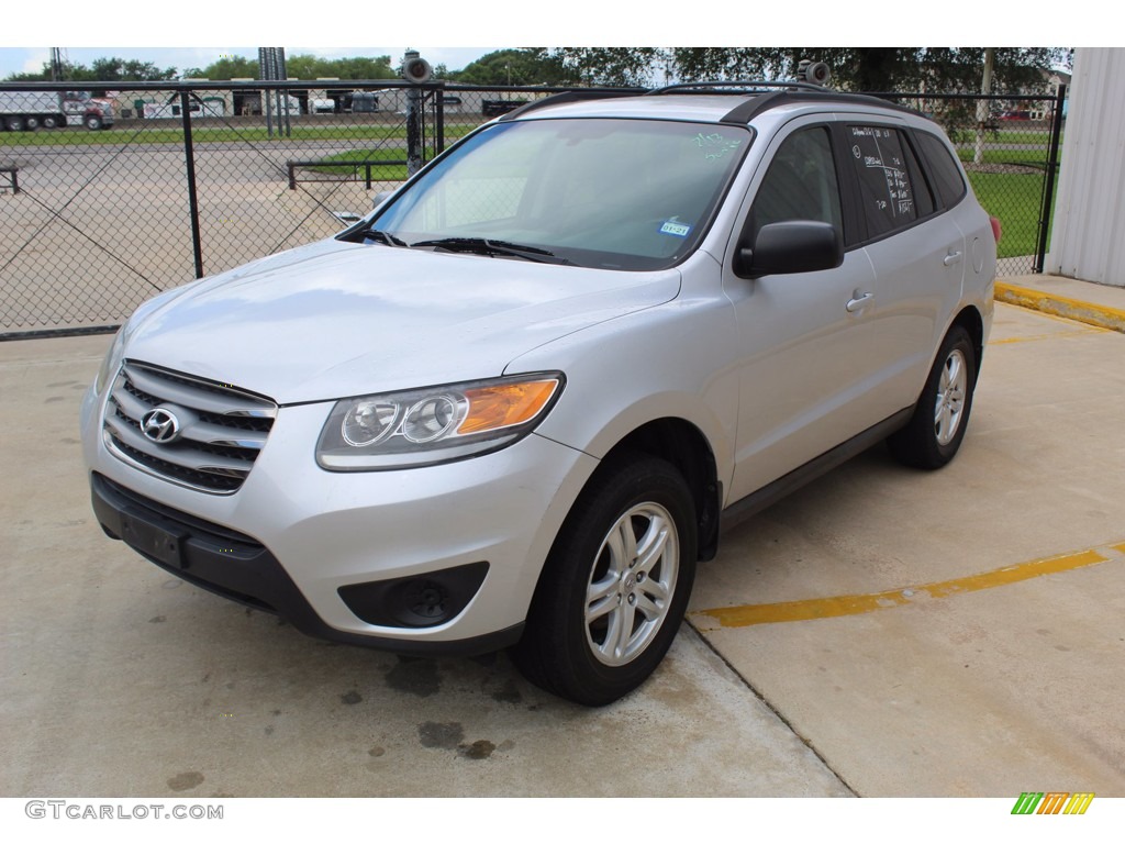 2012 Santa Fe GLS - Moonstone Silver / Gray photo #4