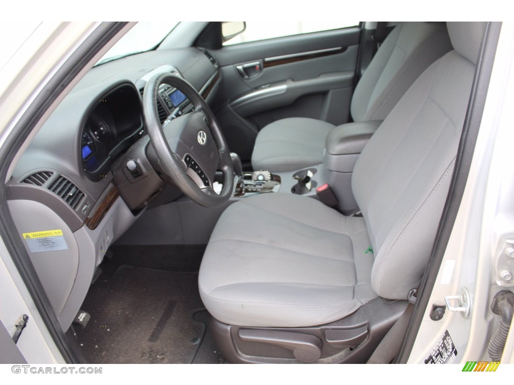2012 Santa Fe GLS - Moonstone Silver / Gray photo #10