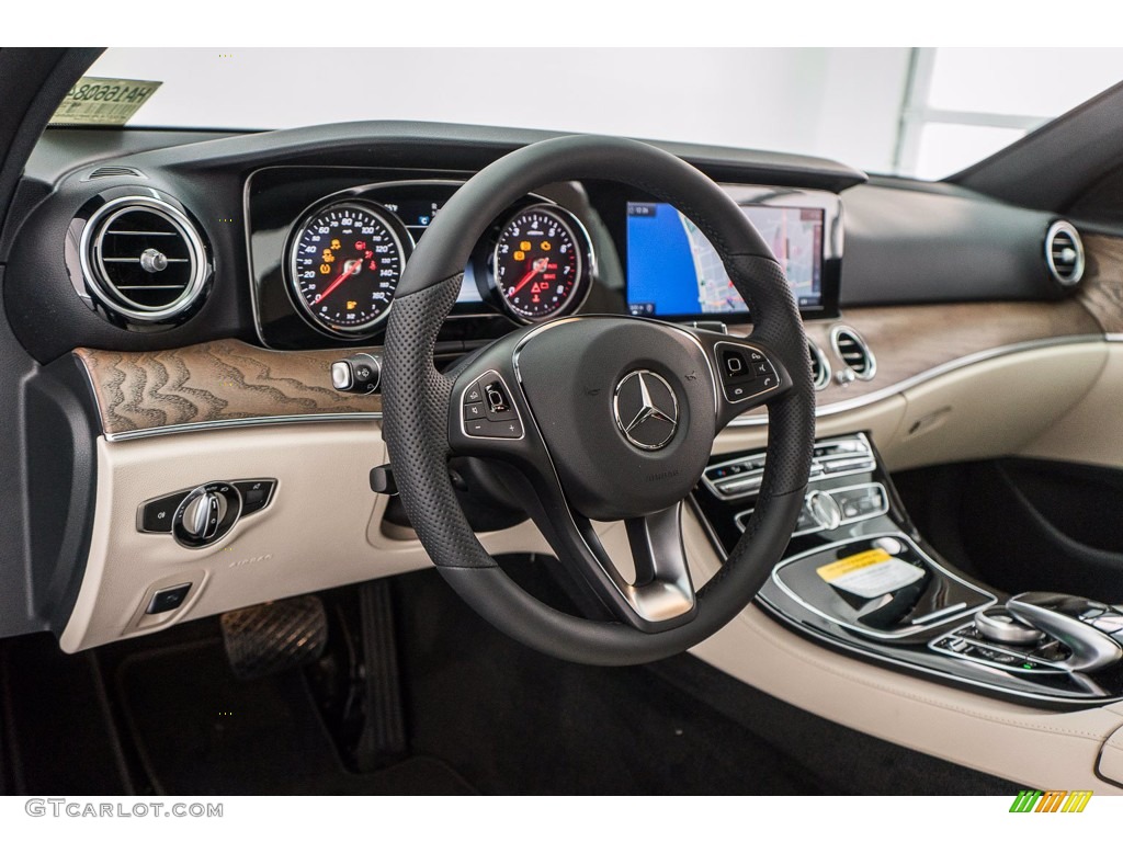 2018 E 300 Sedan - Lunar Blue Metallic / Macchiato Beige/Black photo #5