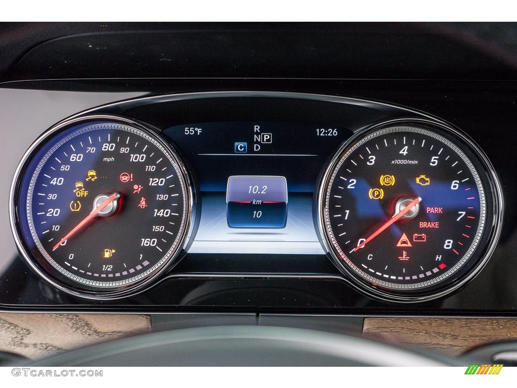 2018 E 300 Sedan - Lunar Blue Metallic / Macchiato Beige/Black photo #7