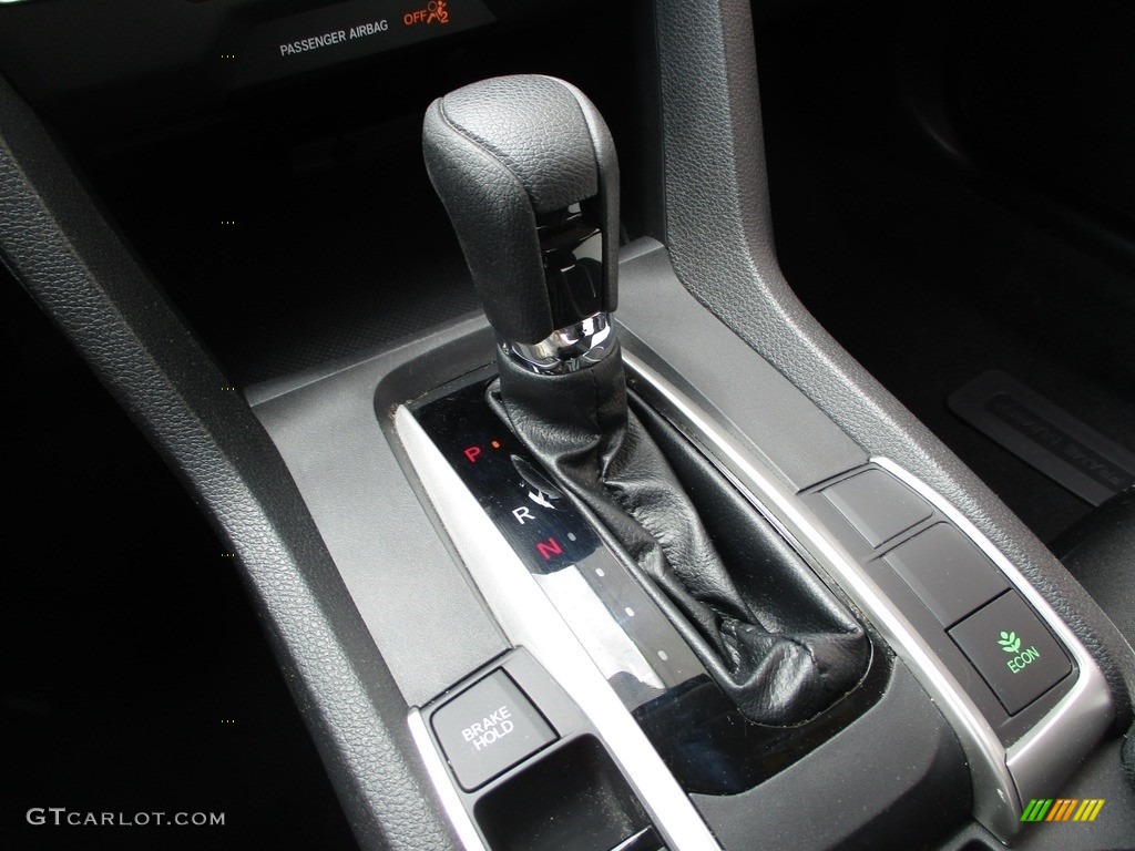 2018 Civic LX Sedan - Aegean Blue Metallic / Black photo #13