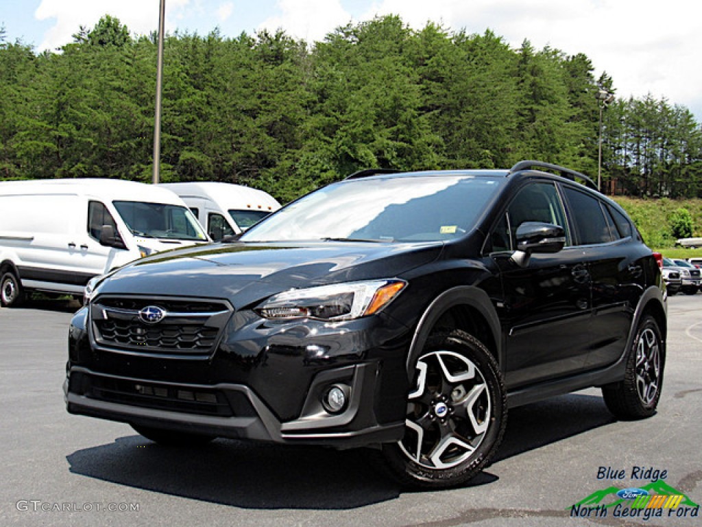 2018 Crosstrek 2.0i Limited - Crystal Black Silica / Black photo #1