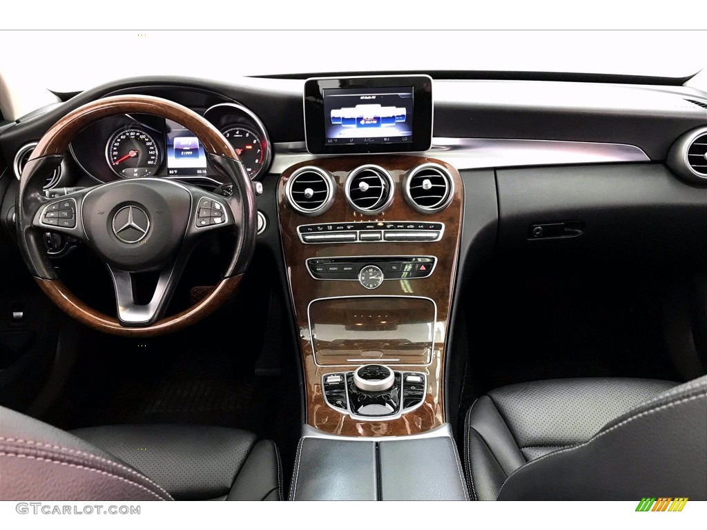 2017 Mercedes-Benz C 300 4Matic Sedan Black Dashboard Photo #138969837