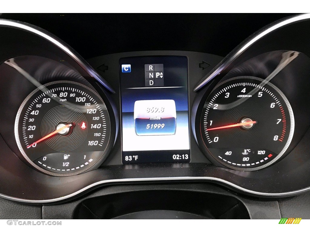 2017 Mercedes-Benz C 300 4Matic Sedan Gauges Photo #138969930