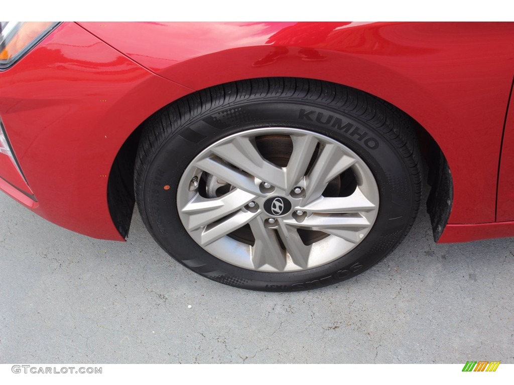 2019 Elantra SEL - Scarlet Red / Gray photo #5