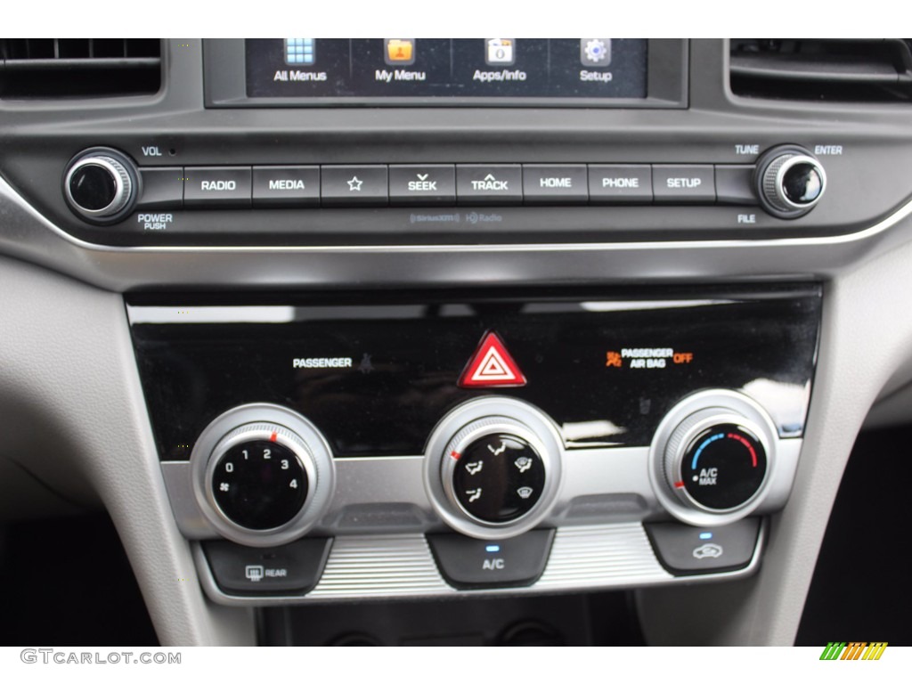 2019 Elantra SEL - Scarlet Red / Gray photo #21