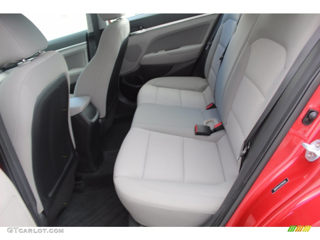 2019 Elantra SEL - Scarlet Red / Gray photo #24