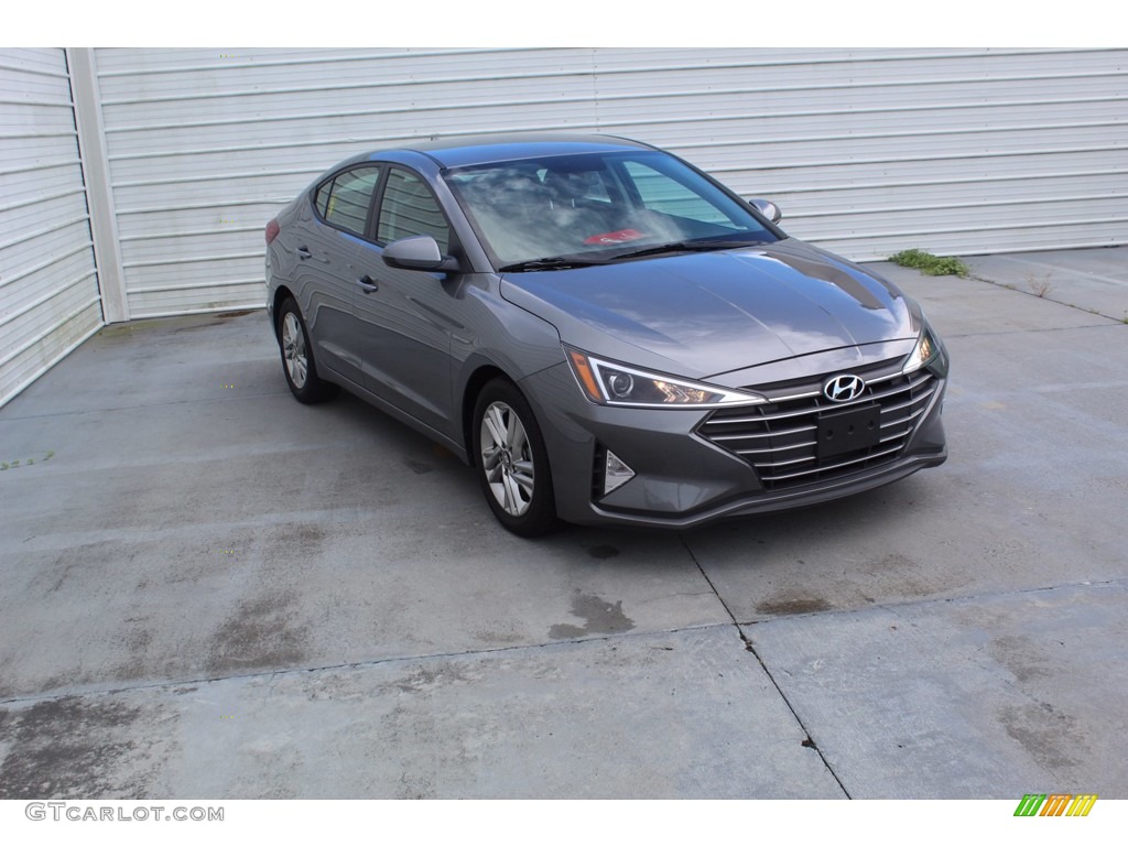 2019 Elantra SEL - Machine Gray / Gray photo #2
