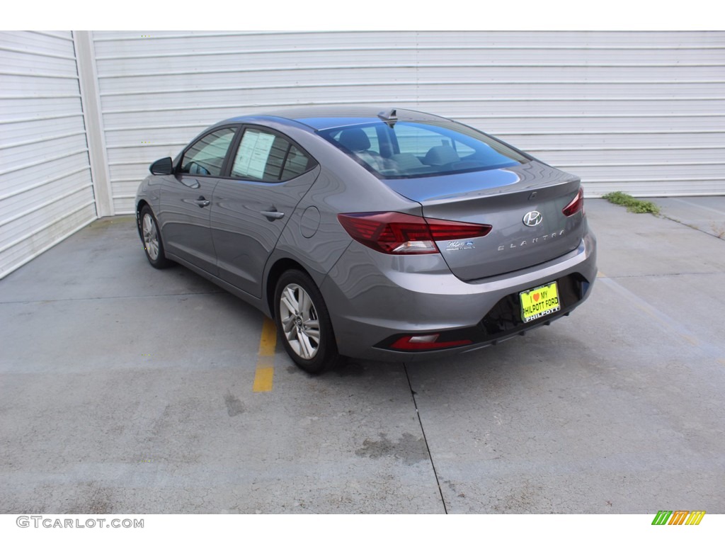 2019 Elantra SEL - Machine Gray / Gray photo #8