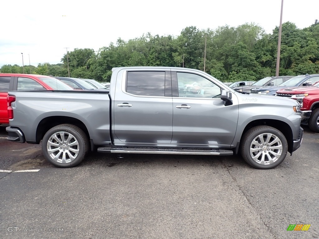 Satin Steel Metallic 2020 Chevrolet Silverado 1500 High Country Crew Cab 4x4 Exterior Photo #138970836