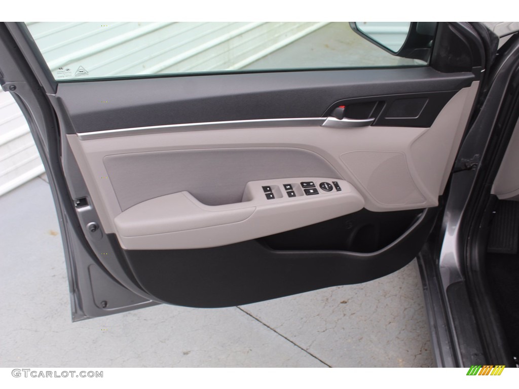 2019 Elantra SEL - Machine Gray / Gray photo #11