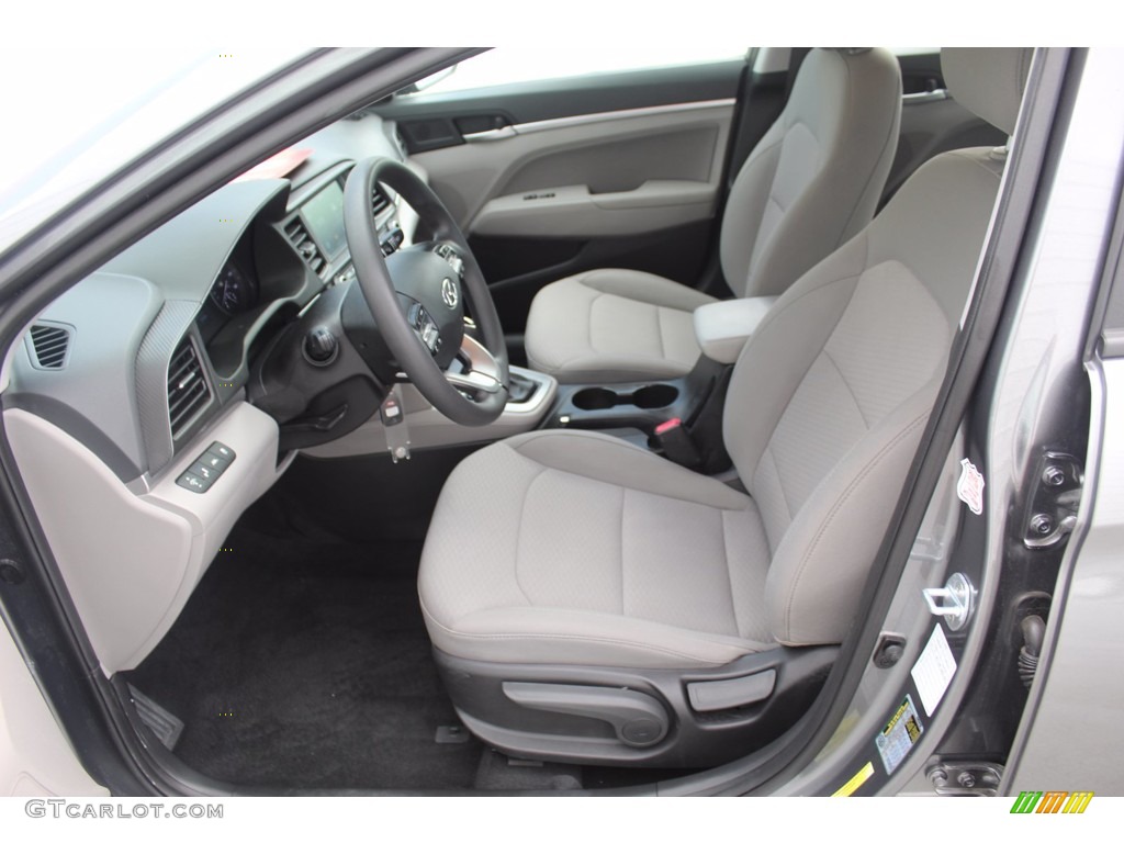 2019 Elantra SEL - Machine Gray / Gray photo #12