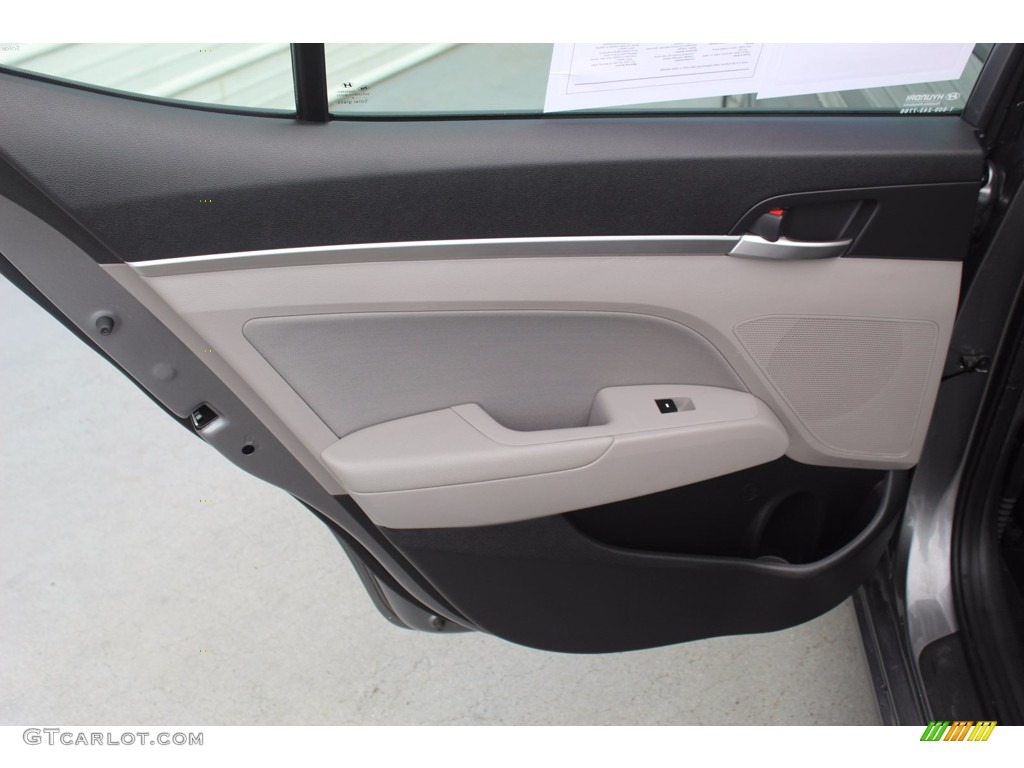 2019 Elantra SEL - Machine Gray / Gray photo #20