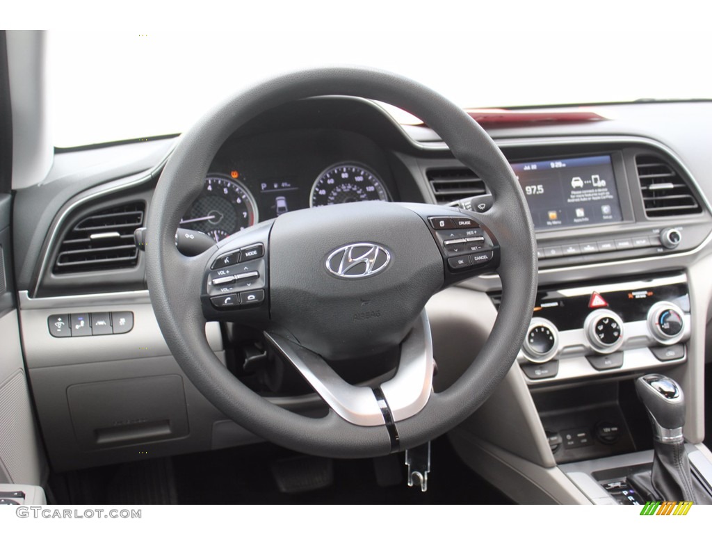 2019 Elantra SEL - Machine Gray / Gray photo #23
